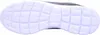The image shows the sole of a black Skechers sports shoe against a white background. Produktbild-Vorschau