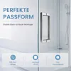 AQUABATOS Duschkabinen-Türgriff 2er Set, Edelstahl, Produktbild-Vorschau 5