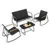 SONGMICS Gartenmöbel-Set, Balkonmöbel, 2 Schaukelstühle mit Produktbild-Vorschau 1