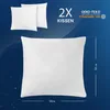 LILENO HOME Federkissen 50x50 cm [2er Set] - Kissen 50 x 50 Produktbild-Vorschau 5