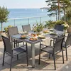 KETTLER Cubic Dining-Tisch 160x90 cm silber/anthrazit, Produktbild-Vorschau 5