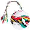 10 Stück Krokodilklemmen mit Kabel, Prüfleitungen mit Produktbild-Vorschau 5