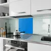 Küchenrückwand Spritzschutz Glas mit Motiv Hellblauer Produktbild-Vorschau 2