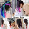 ASKSA Bunte Haarsträhnen Haarteile, 12 PCS Produktbild-Vorschau 3