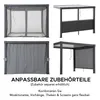 Sunjoy Aluminium Modulare Multi Lamellenpergola mit LED 3x3 Produktbild-Vorschau 3