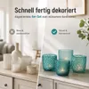 Teelichthalter Marilu Glas lackiert türkis H.7 cm Ø.7 cm Produktbild-Vorschau 7