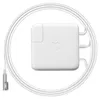 A white Apple MagSafe power adapter with its cable coiled around it, presented on a white background. Produktbild-Vorschau