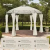 tectake® Gartenpavillon Siana Ø 3,5 m Produktbild-Vorschau 2