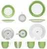 Servizio da tavola combinato Variant verde in porcellana, Anteprima dell’immagine prodotto 6
