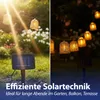 LED Solar Lichterkette Rattan 380x6,5x5,5cm Kunststoff 10 Produktbild-Vorschau 5