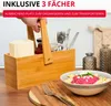 Westmark Tischbutler »Tapas + Friends«, 3 Fächer, Bambus, Produktbild-Vorschau 4