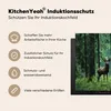 KitchenYeah© Herdabdeckplatte Hirsche - Wald - Bäume - Produktbild-Vorschau 6