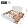 okwish Jugendbett Klassische Betten 140x200cmmit 2 Produktbild-Vorschau 7