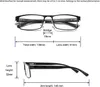3er-Pack Herren-Lesebrille aus Metall, rechteckige Produktbild-Vorschau 4