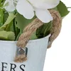 Fleurs artificielles en pot Relaxdays, lot de 3 plantes Voir les images du produit 5