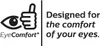 A graphic with an eye icon, a thumbs-up icon, and text promoting eye comfort. Voir les images du produit