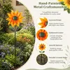 Mobile à vent en forme de tournesols colorés, décoration de Voir les images du produit 3
