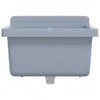Lavabo pour montage murale gris 40x40x24 cm résine Voir les images du produit 4