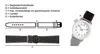 Ersatzband Uhrenarmband Kalbsleder Band Braun 23801G, Produktbild-Vorschau 2
