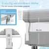 COSTWAY 3 in 1 Beistellbett mit Matratze, Babybett 6 Fach Produktbild-Vorschau 6