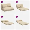 vidaXL Poltrona reclinabile in tessuto color crema Anteprima dell’immagine prodotto 10