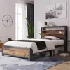 OKWISH Lit avec rangement 90x200 - Lit Simple Cadre de Lit Voir les images du produit 6