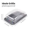 Dekorative Butterdose - Transparent mit Deckel - Produktbild-Vorschau 6