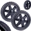 Roues noires remplaçables pour caddies - pack de 2 Voir les images du produit 10
