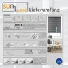 Deco4Me Doppelrollo Klemmfix ohne Bohren – Sicht- und Produktbild-Vorschau 3