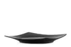 A black square plate on a white background. Podgląd zdjęcia produktu