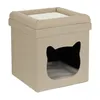 Relaxdays grotta per gatti posto letto zampe di velluto Anteprima dell’immagine prodotto 9