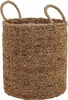 Seegraskorb mit Henkeln 30x32cm foliert Produktbild-Vorschau 1