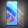 A screen protector is shown placed over a smartphone screen. Produktbild-Vorschau