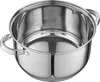 A stainless steel pot with handles, shown from a slightly elevated side angle. Náhled obrázku produktu