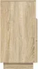 A side view of a wooden cabinet or furniture piece with a visible wood grain pattern. Anteprima dell’immagine prodotto