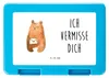 Mr. & Mrs. Panda Bentobox Bär Vermissen - Weiß - Geschenk, Produktbild-Vorschau 1