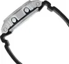 Side view of a digital watch with a metal casing and a black rubber strap. Produktbild-Vorschau