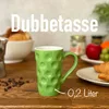 Dubbetasse grün 0,2 L ohne Aufdruck (durchgedubbt) - Produktbild-Vorschau 2