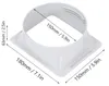 Air Conditioner Exhaust Hose Coupler Thread Design ABS Produktbild-Vorschau 2