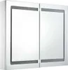 The Living Store LED-Spiegelschrank 80x12,2x68 cm Produktbild-Vorschau 4
