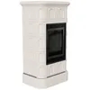 Caminetto in acciaio KRATKI BLANKA 8 kW Ø 160 crema Anteprima dell’immagine prodotto 1
