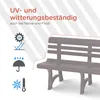 BICA Gartenbank Olimpia taupe | wetterfest | Ideal für Produktbild-Vorschau 2