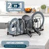 eluno support de couvercle de casserole set de 2 pièces, Voir les images du produit 3