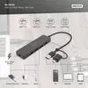 DIGITUS DA-70235 USB 3.0 hub, 4 poorten, slank model, zwart Productafbeelding-voorbeeld 4