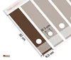 Wallario Ordnerrücken Sticker, selbstklebend für breite Produktbild-Vorschau 4