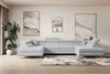 ALTDECOR Ecksofa in U-Form mit Schlaffunktion und Produktbild-Vorschau 1
