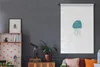 MuchoWow® Wandteppich Wandbehang Pastell - Qualle - Produktbild-Vorschau 5