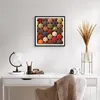 Gerahmtes Poster - Schwarzer Rahmen - Gewürz Küche - 50x50 Produktbild-Vorschau 6