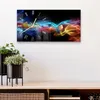 DEQORI Glasuhr 60x30 cm Römisch 'Farbige Rauchschwaden' Produktbild-Vorschau 4