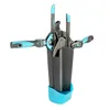 A cleaning tool holder with turquoise and black accents, displayed against a white background. Produktbild-Vorschau